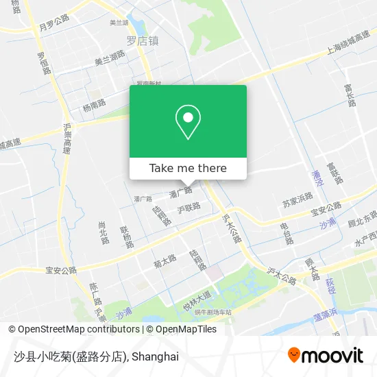 沙县小吃菊(盛路分店) map
