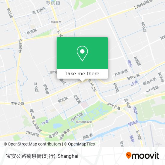 宝安公路菊泉街(刘行) map
