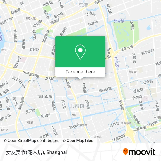 女友美妆(花木店) map