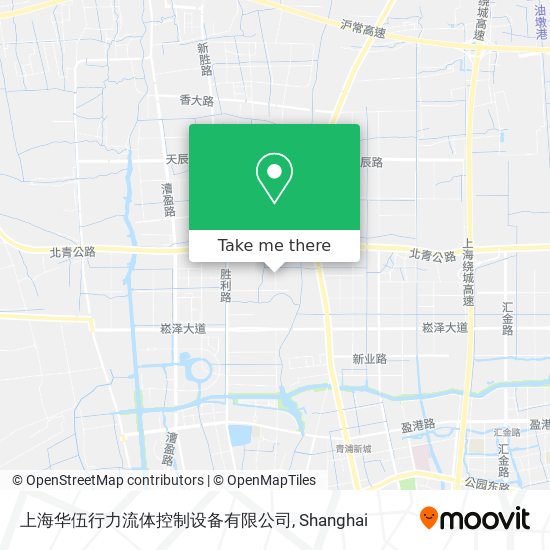 上海华伍行力流体控制设备有限公司 map