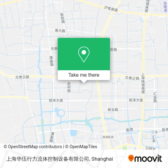 上海华伍行力流体控制设备有限公司 map
