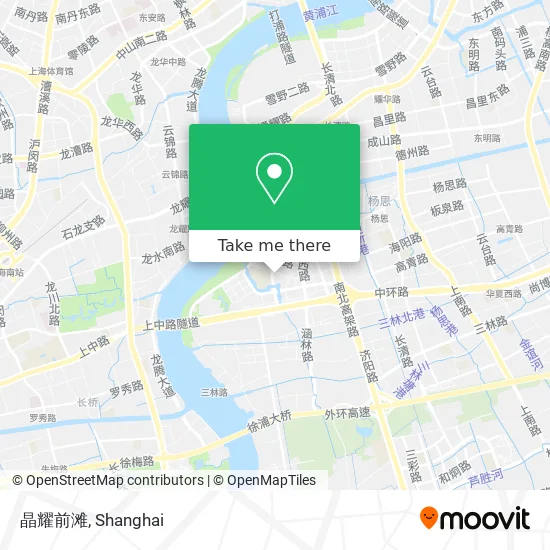 晶耀前滩 map