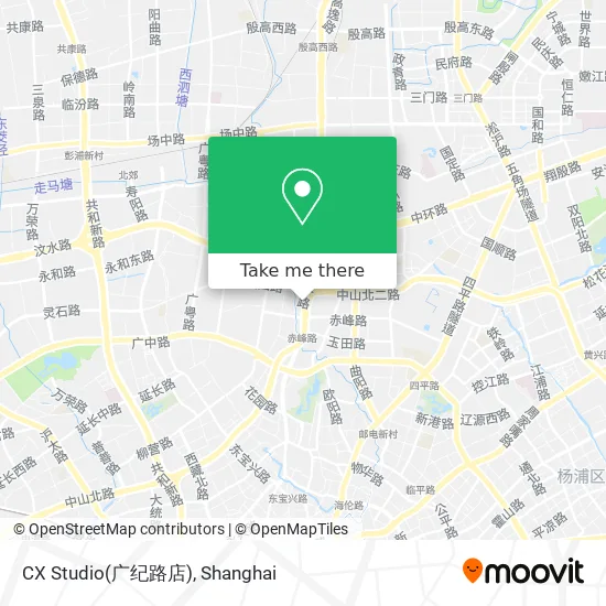 CX Studio(广纪路店) map