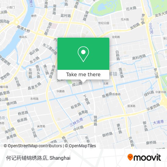 何记药铺锦绣路店 map