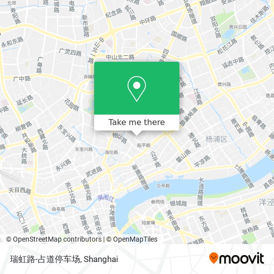 瑞虹路-占道停车场 map