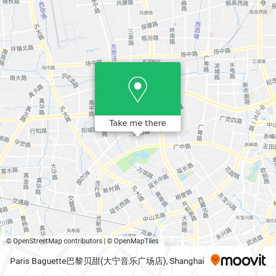 Paris Baguette巴黎贝甜(大宁音乐广场店) map