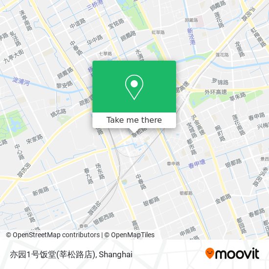 亦园1号饭堂(莘松路店) map