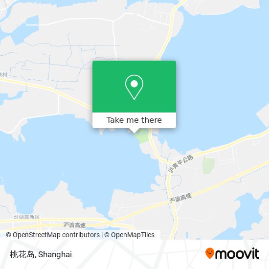 桃花岛 map