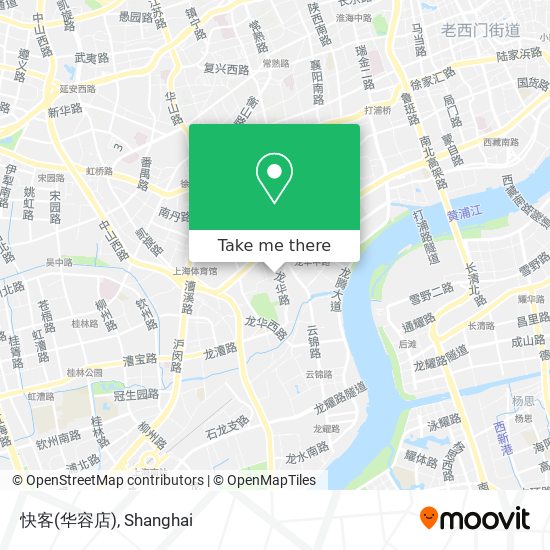 快客(华容店) map