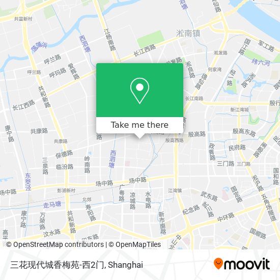三花现代城香梅苑-西2门 map