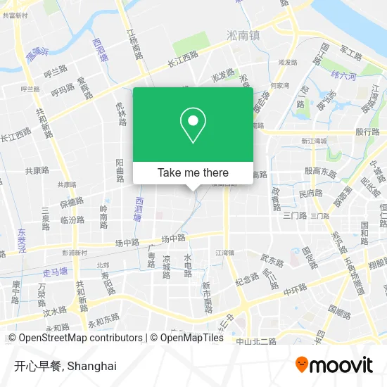 开心早餐 map