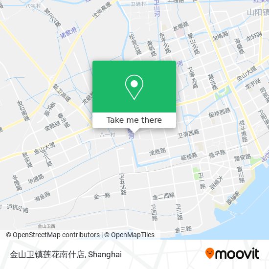 金山卫镇莲花南什店 map