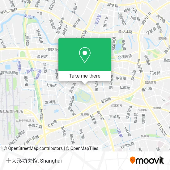 十大形功夫馆 map