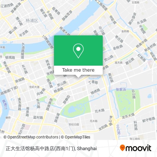 正大生活馆杨高中路店(西南1门) map