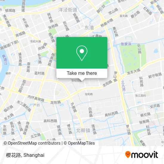 樱花路 map