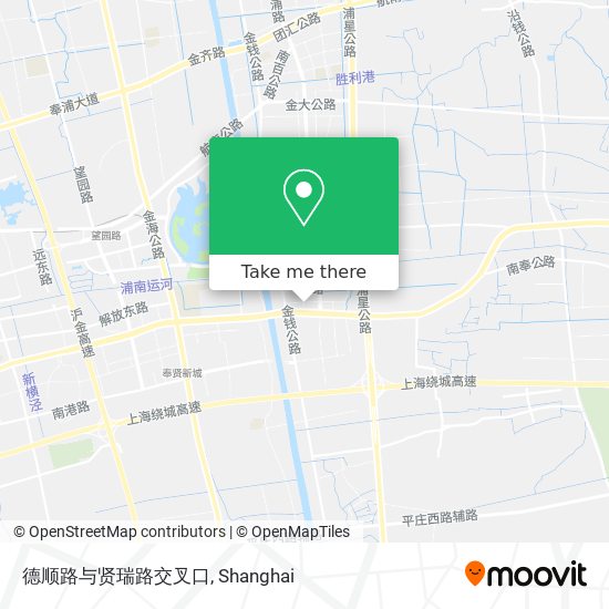 德顺路与贤瑞路交叉口 map