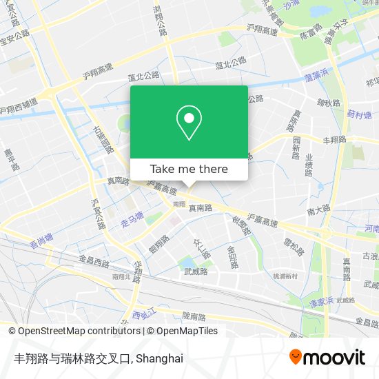 丰翔路与瑞林路交叉口 map