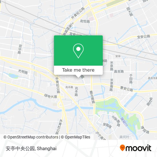 安亭中央公园 map