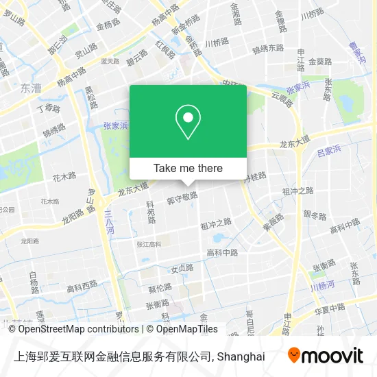 上海郢爰互联网金融信息服务有限公司 map