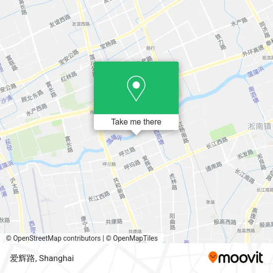 爱辉路 map