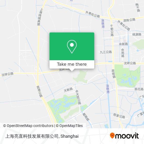 上海亮直科技发展有限公司 map