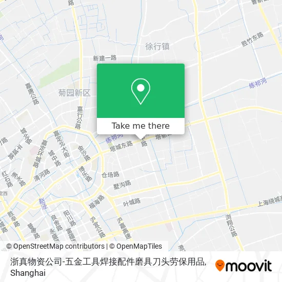 浙真物资公司-五金工具焊接配件磨具刀头劳保用品 map