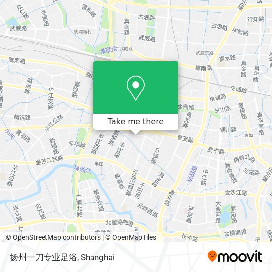 扬州一刀专业足浴 map