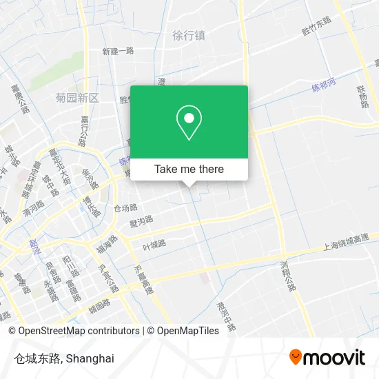 仓城东路 map