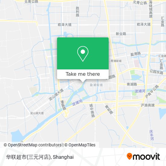 华联超市(三元河店) map