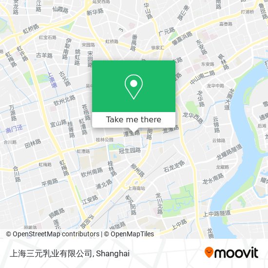 上海三元乳业有限公司 map