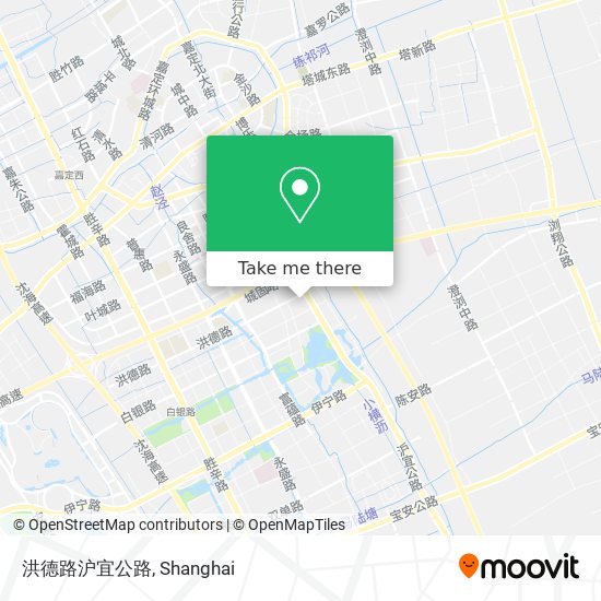 洪德路沪宜公路 map