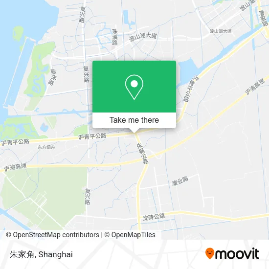 朱家角 map