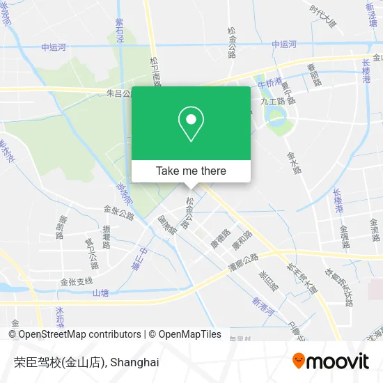荣臣驾校(金山店) map
