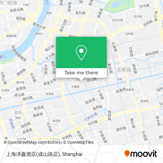 上海泽鑫酒店(成山路店) map