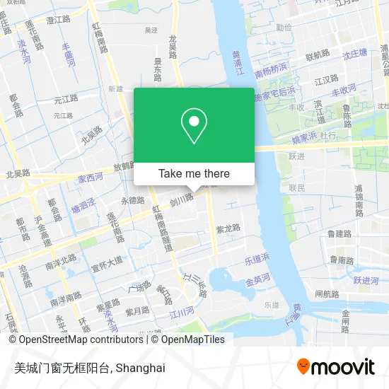 美城门窗无框阳台 map