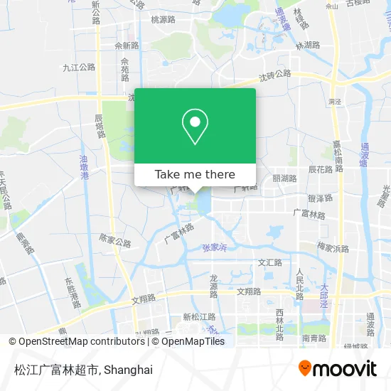松江广富林超市 map