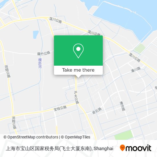 上海市宝山区国家税务局(飞士大厦东南) map