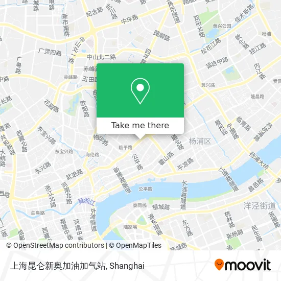 上海昆仑新奥加油加气站 map