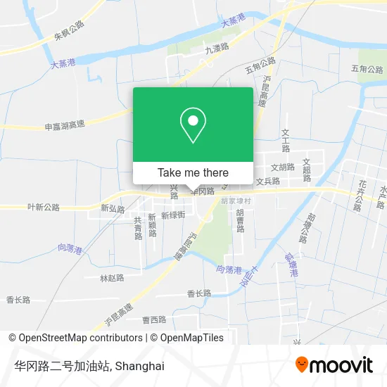 华冈路二号加油站 map