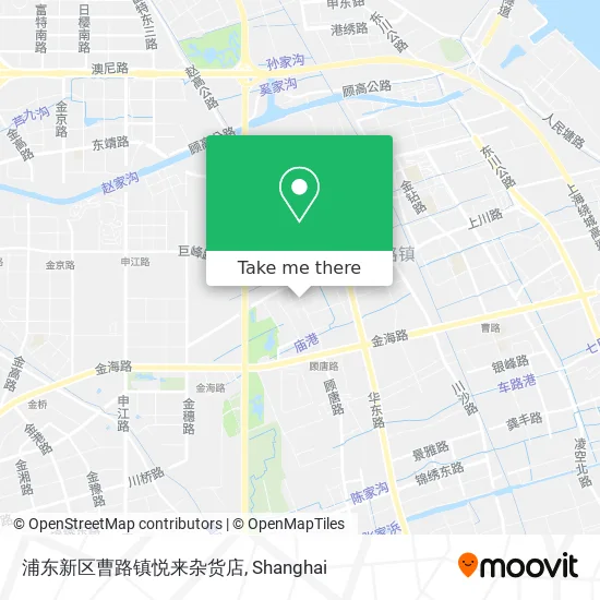 浦东新区曹路镇悦来杂货店 map