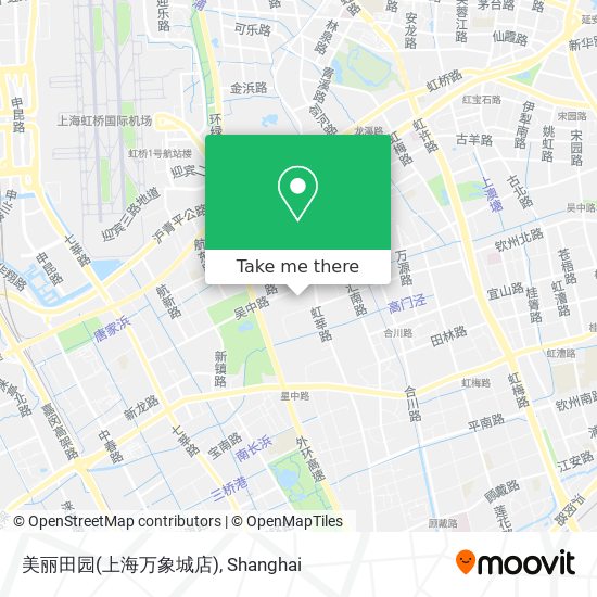 美丽田园(上海万象城店) map