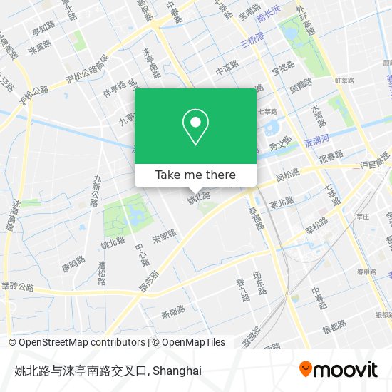 姚北路与涞亭南路交叉口 map