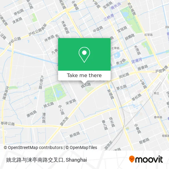 姚北路与涞亭南路交叉口 map