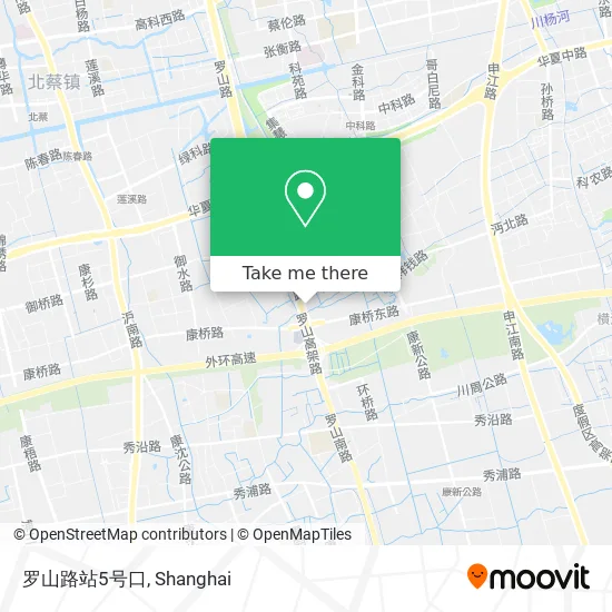 罗山路站5号口 map