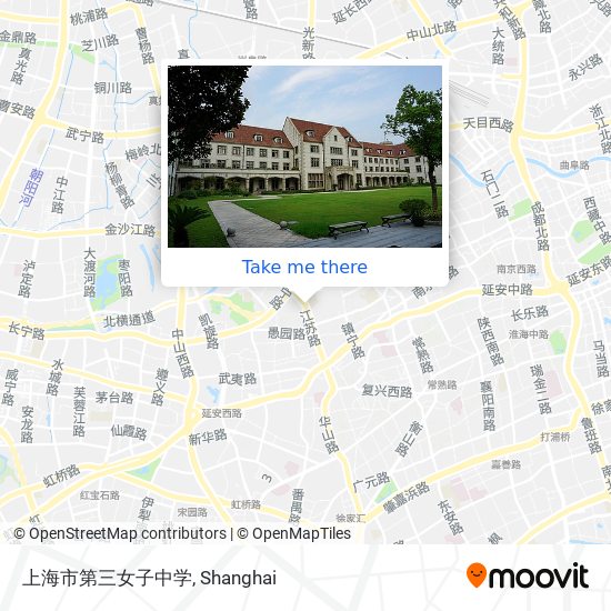 上海市第三女子中学 map