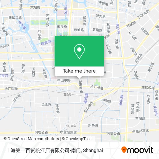 上海第一百货松江店有限公司-南门 map