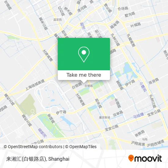 来湘汇(白银路店) map