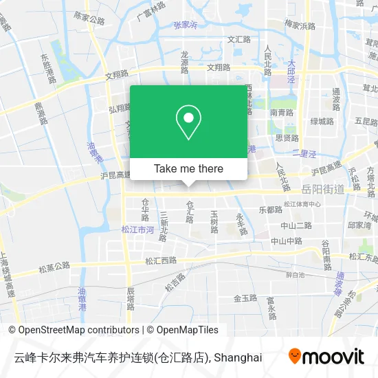 云峰卡尔来弗汽车养护连锁(仓汇路店) map