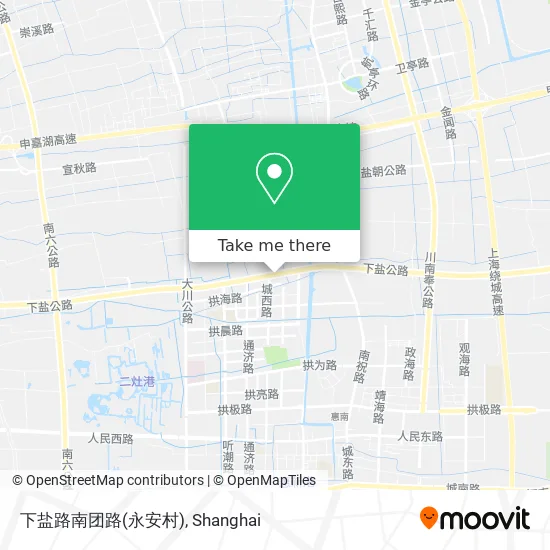 下盐路南团路(永安村) map