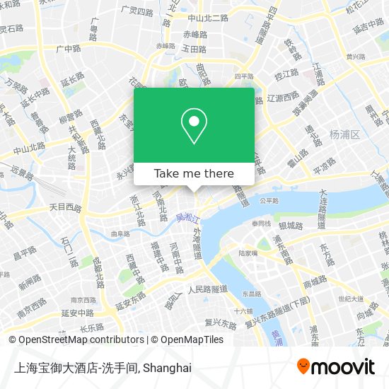 上海宝御大酒店-洗手间 map